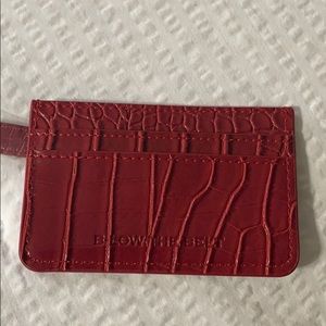NWT Below The Belt Croc Card Case